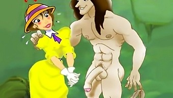 Famosi Personaggi Dei Cartoni Animati Si Impegnano In Un'Orgia Hardcore