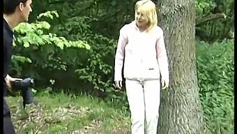 Outdoor Encounter With German Teen Blonde