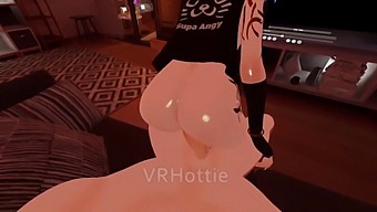 Wciągające Wirtualne Doświadczenie Tańca Na Kolanach I Penetracji Pov Na Kanapie.